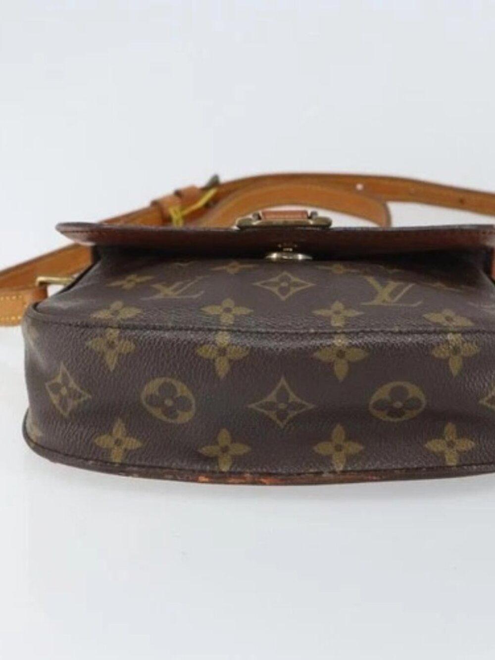 LOUIS VUITTON Monogram Saint Cloud MM Shoulder Bag M51243 LV Auth 166526 - Picture 5 of 16